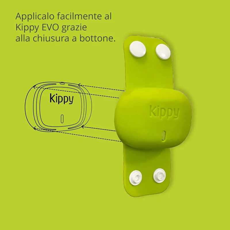 Capa de silicone de proteção para localizador GPS para cães e gatos EVO com fecho de botão - capa para fixar a coleira e arnês