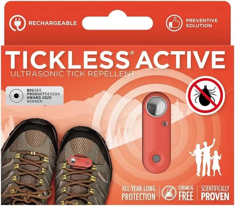 Tickless Active - Repelente Ultrasónico de Carraças e Pulgas - Para seres humanos - Recarregável