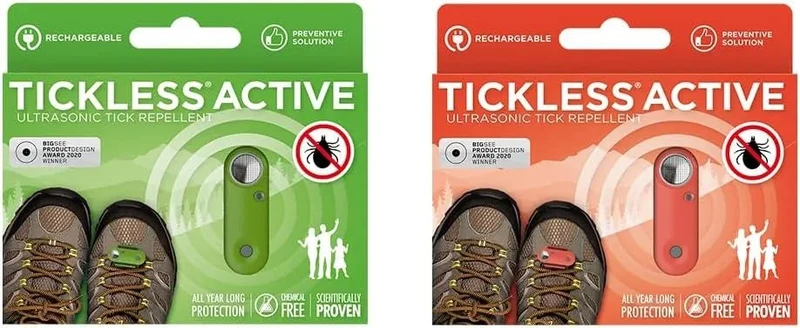 Tickless Active - Repelente Ultrasónico de Carraças e Pulgas - Para seres humanos - Recarregável