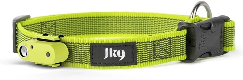 Tickless & Coleira JK9 - Repelente de Pulgas e Carraças Ultrasónico - Recarregável - Verde Néon