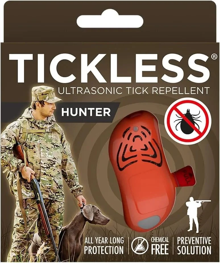 Tickless Hunter - Repelente Ultrasónico de Carraças e Pulgas - Ideal para Caçadores
