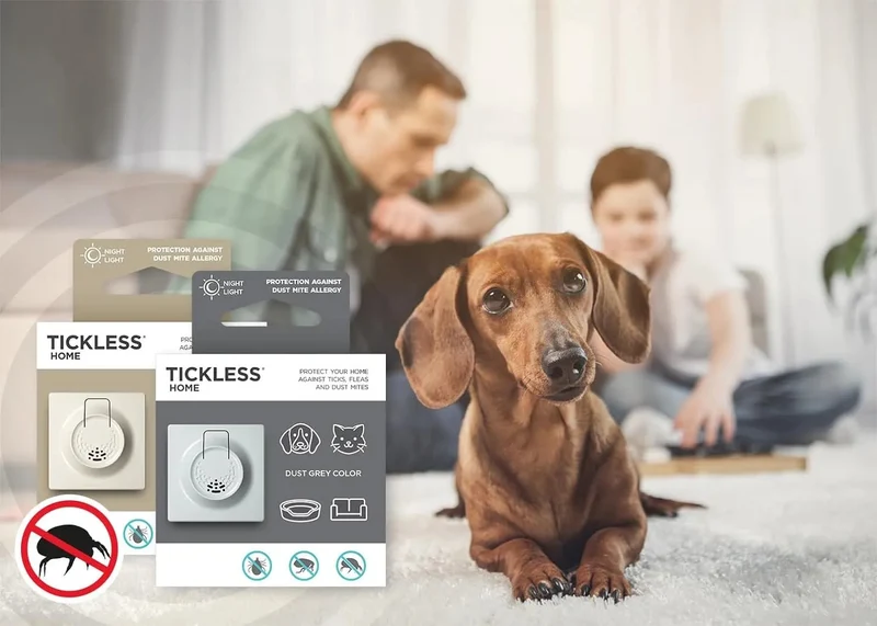 Tickless para Casa: tomada ultrassónica repelente de pulgas e ácaros de pó