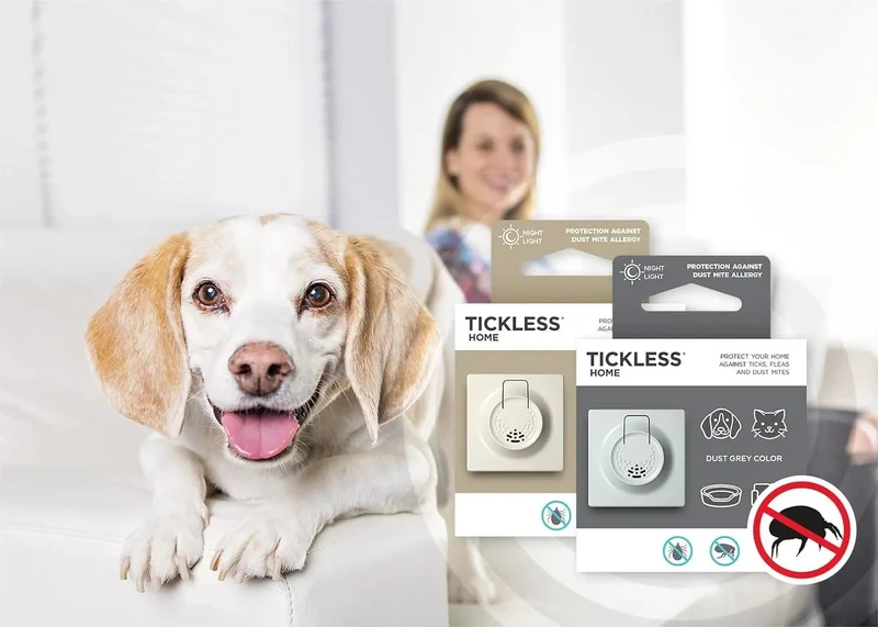 Tickless para Casa: tomada ultrassónica repelente de pulgas e ácaros de pó