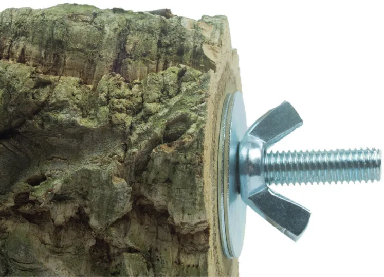 Kork-Sitzstange M ± Ø4 - 35cm - Zurück Zoo Nature