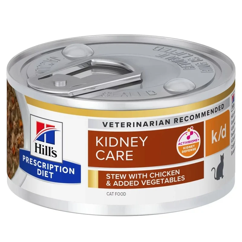 Hill's Prescription Diet k/d Ragout atum e legumes adicionados em lata 82 gramas