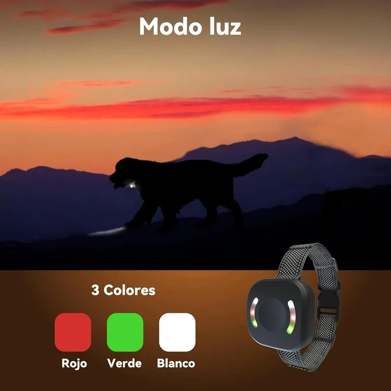 Coleira treino cães, alcance remoto de 2500 m com bloqueio de segurança, 4 modos de treino luz LED/som/vibração/forte vibração, resistente à água e recarregável