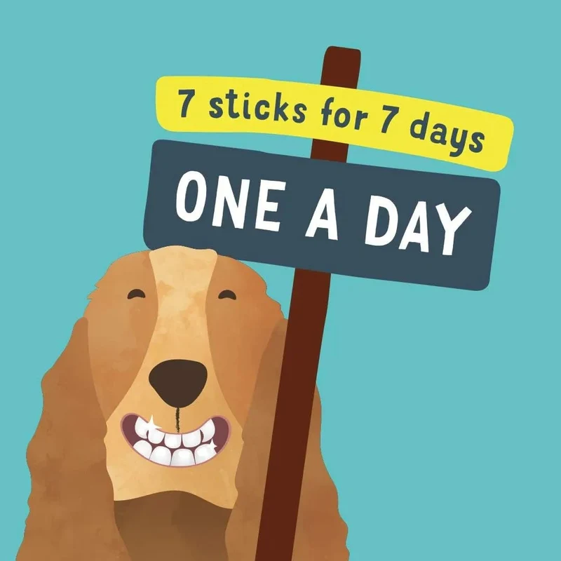 Edgard & Cooper Dental Stick para cães de Raças médias - 56 barras para a higiene oral - prémios naturais sem cereais - 7 Sticks x 8 embalagens - Eucalipto e maçã, higiene oral, baixo em calorias, hálito fresco