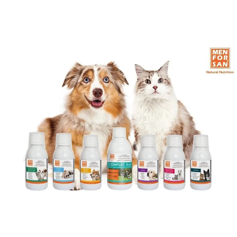 MENFORSAN IMUNITÁRIO Alimento complementar líquido para cães e gatos para reforçar o sistema imunitário | Reforça as defesas | Potencia o sistema imunitário | 120 ml