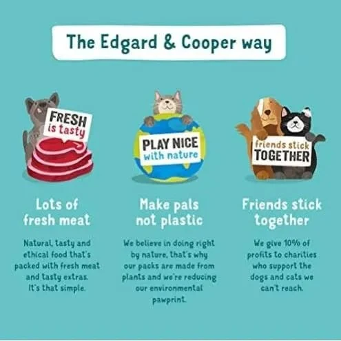 Edgard & Cooper Dental Stick para cães pequenos 56 barras para a higiene oral - prémios naturais sem cereais 7 Sticks x 8 Eucalipto e maçã, higiene oral, baixo em calorias, hálito fresco
