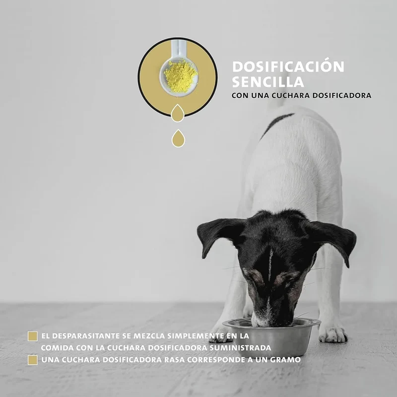 Desparasitante interno - antiparasitas para cães, 100% natural, com curcuma e tomilho, contra vermes interestinais - Peticare