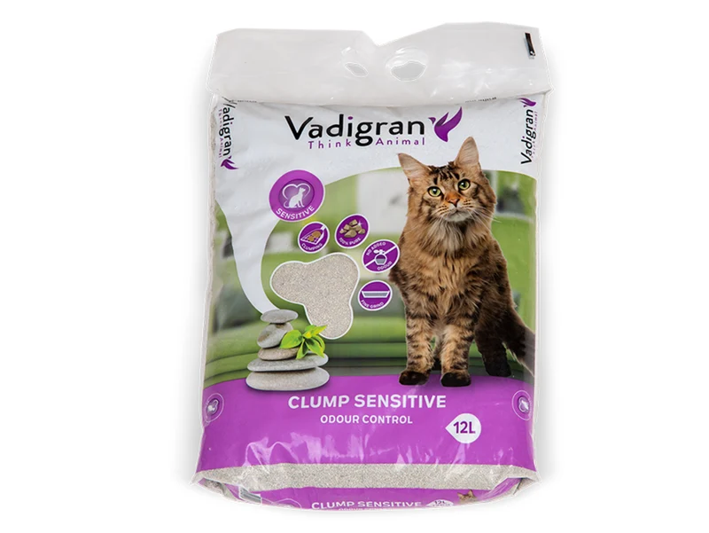 Bentonit Sensitive Katzenstreu 12 kg/12 l - Vadigran