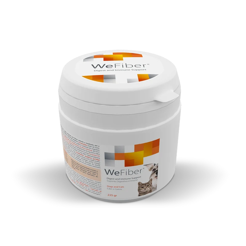WeFiber 225g - Fibra e Probióticos para Cães e Gatos