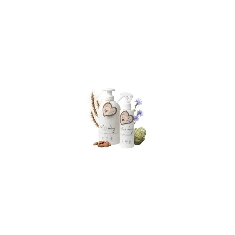 Lulu's Way Champô natural para cães com condicionador - para pele sensível e dermatite sem alérgenos, sem parabenos - 100 % vegan natural