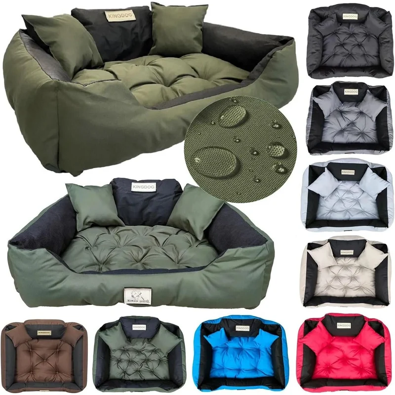 KING DOG BED - Camas de Luxo para Cães, Personalizáveis com nome do Cão, Impermeáveis