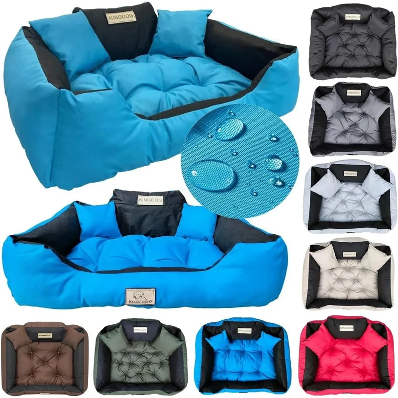 KING DOG BED - Camas de Luxo para Cães, Personalizáveis com nome do Cão, Impermeáveis