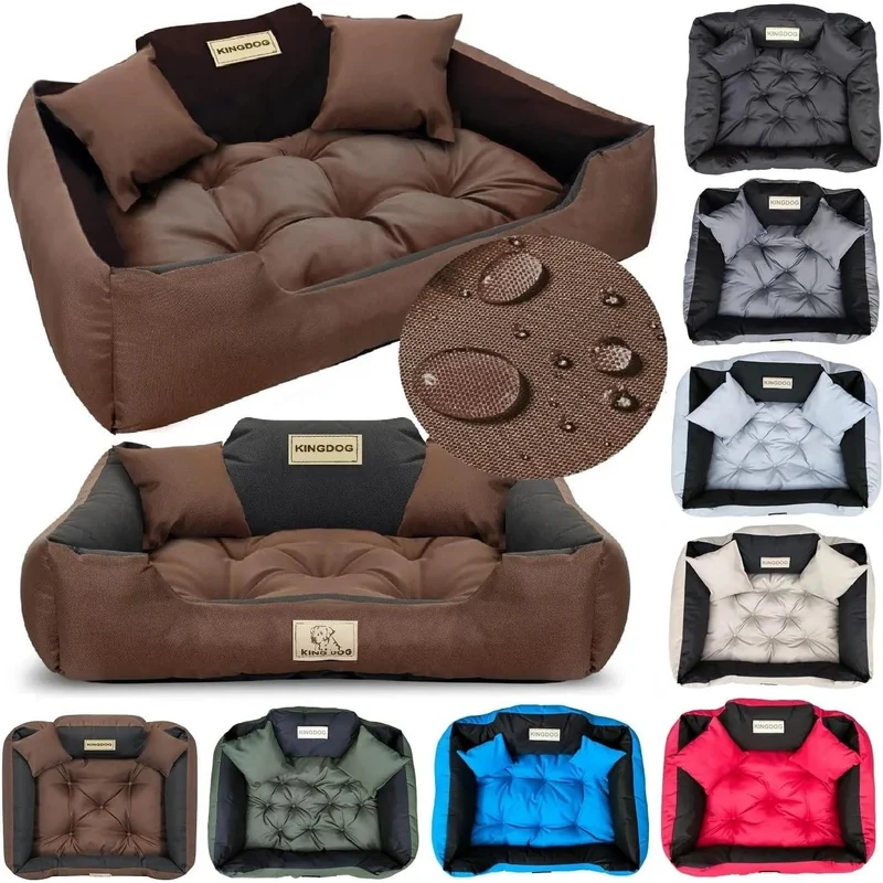 KING DOG BED - Camas de Luxo para Cães, Personalizáveis com nome do Cão, Impermeáveis