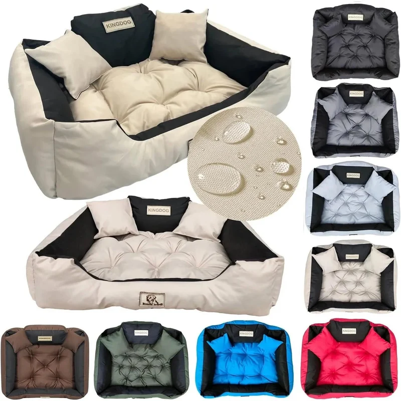 KING DOG BED - Camas de Luxo para Cães, Personalizáveis com nome do Cão, Impermeáveis