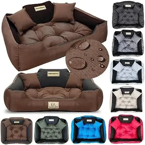 KING DOG BED - Camas de Luxo para Cães, Personalizáveis com nome do Cão, Impermeáveis