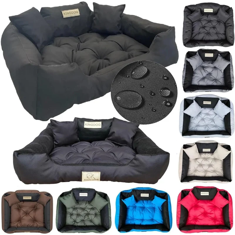 KING DOG BED - Camas de Luxo para Cães, Personalizáveis com nome do Cão, Impermeáveis