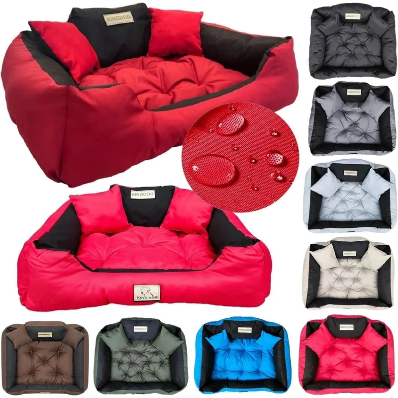 KING DOG BED - Camas de Luxo para Cães, Personalizáveis com nome do Cão, Impermeáveis
