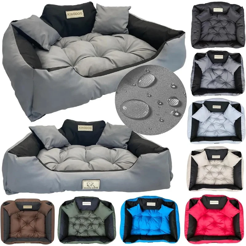 KING DOG BED - Camas de Luxo para Cães, Personalizáveis com nome do Cão, Impermeáveis