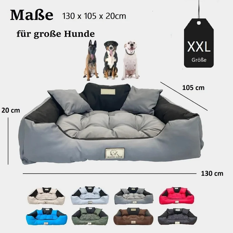 KING DOG BED - Camas de Luxo para Cães, Personalizáveis com nome do Cão, Impermeáveis
