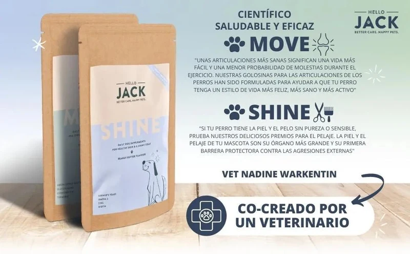 Hello Jack Óleo de salmão para cães - salmão para pêlo brilhante e saudável, Ômega 3 - reduz a dermatite e a comichão, 100% natural