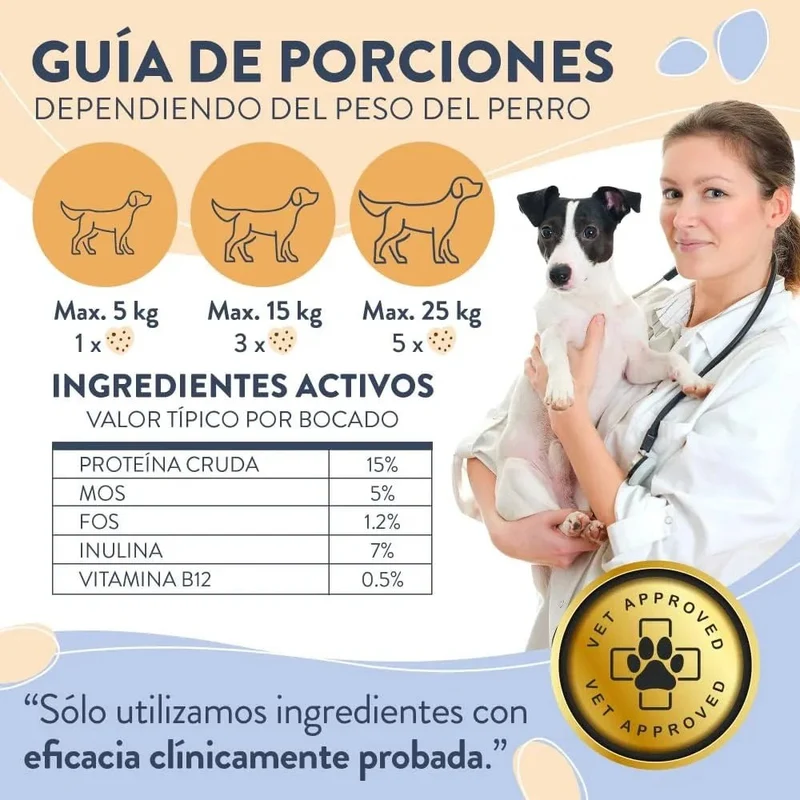 Hello Jack Digest Suplemento para cães - Guloseimas mastigáveis para cães para digestão, saúde intestinal e consistência das fezes - sabor de manteiga de amendoim