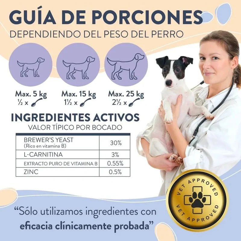 Hello Jack Protect Suplemento diário para cães - guloseimas misturáveis para apoio imunológico, vitalidade e saúde em geral - sabor de manteiga de amendoim
