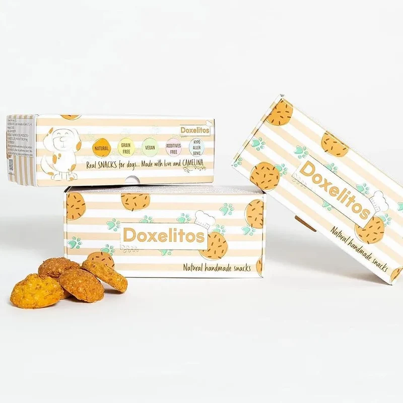 Doxel Supplements - Snacks para cães 100% naturais | Doxelitos | Cães de todas as raças e idades, fácil digestão, hipoalergénico e Grain Free | 3 caixas de oxelitos 25 unidades / caixa