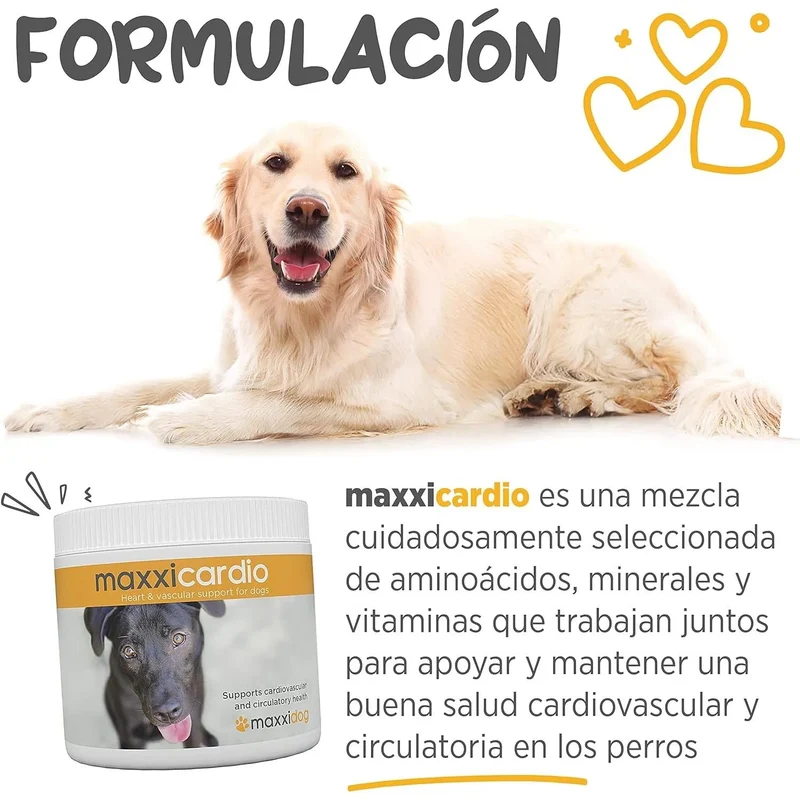 maxxicardio Suplemento cardiaco e cardiovascular para cães (em pó: 150 gramas)