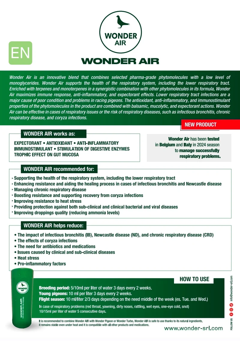 Wonder Air 1L - Wonder Pigeon