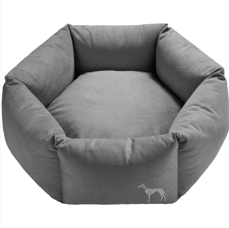 Sofa Ortho Sechseck Merida Polyester anthrazit