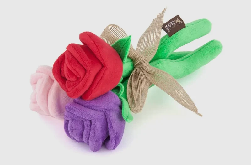 Hundespielzeug Rosen