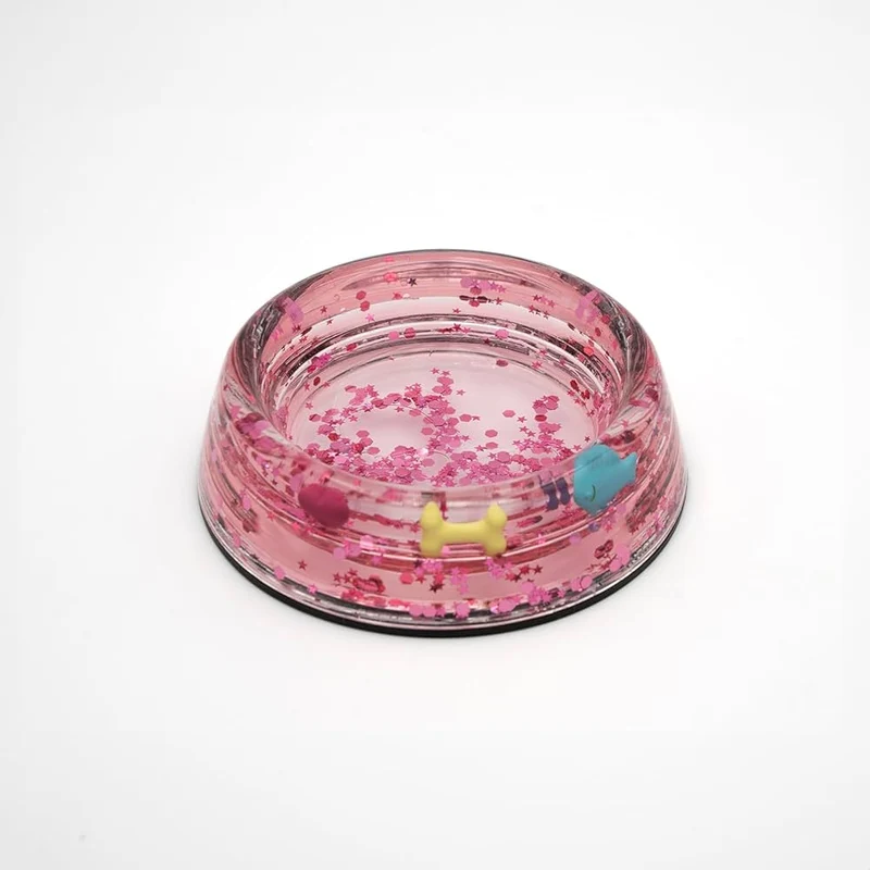 Napf aus Acryl rose