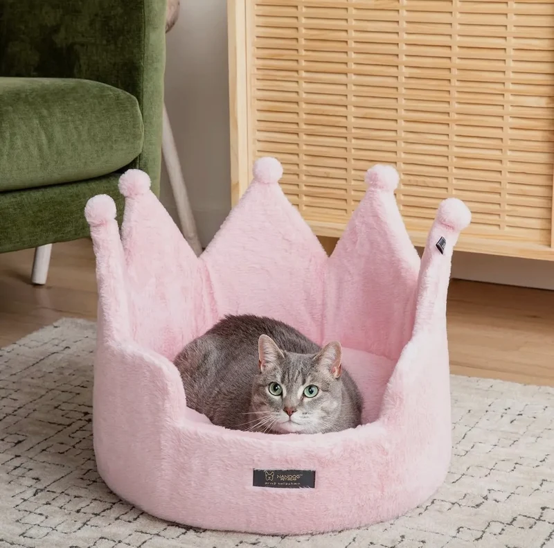 Kronenbett Rosa