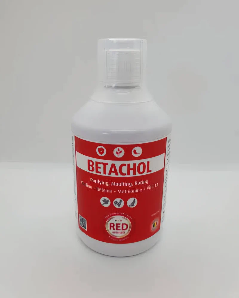 Betachol (rote Farbe mit B-Vitaminen, Leber, Gefieder) 500 ml – Rote Tiere