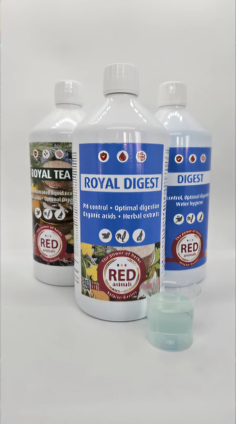 Royal Digest 1L – Fermentation + PH-Kontrolle – Rote Tiere