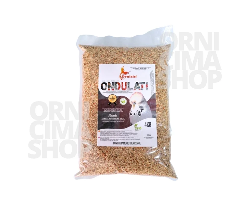 ONDULATI Semi Excellent Mix für Wellensittiche, Englische Wellensittiche und kleine Sittiche 4 kg – Ornizin