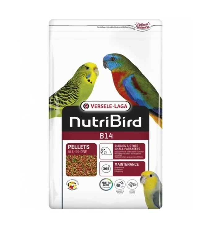 Nutribird B14 Extrudierte Pellets 3kg für kleine Sittiche