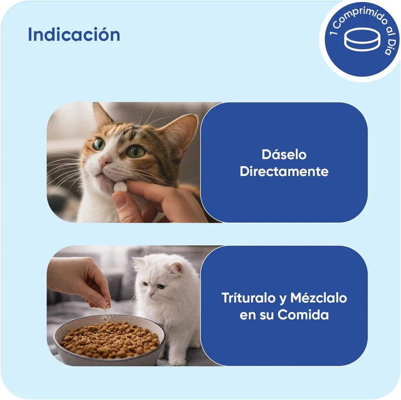 Animigo Multivitaminas e Minerais para gato: 18 vitaminas e minerais para apoio imunológico, pele, pêlo e articulações- embalagem 120 biscoitos mastigáveis