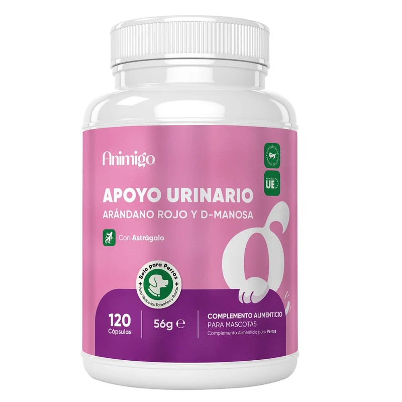 Suplemento para a saúde urinária de cães, 120 comprimidos sabor vitela - ajuda natural para o trato urinário e bexiga com, mirtilo vermelho, fonte de antioxidantes, vitaminas e minerais