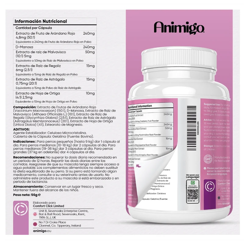 Suplemento para a saúde urinária de cães, 120 comprimidos sabor vitela - ajuda natural para o trato urinário e bexiga com, mirtilo vermelho, fonte de antioxidantes, vitaminas e minerais