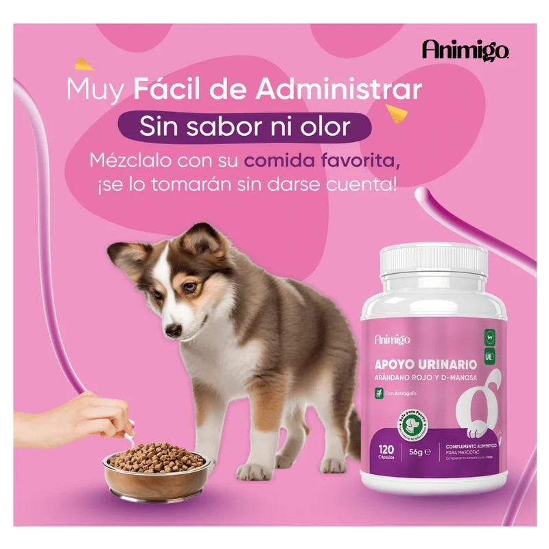 Suplemento para a saúde urinária de cães, 120 comprimidos sabor vitela - ajuda natural para o trato urinário e bexiga com, mirtilo vermelho, fonte de antioxidantes, vitaminas e minerais