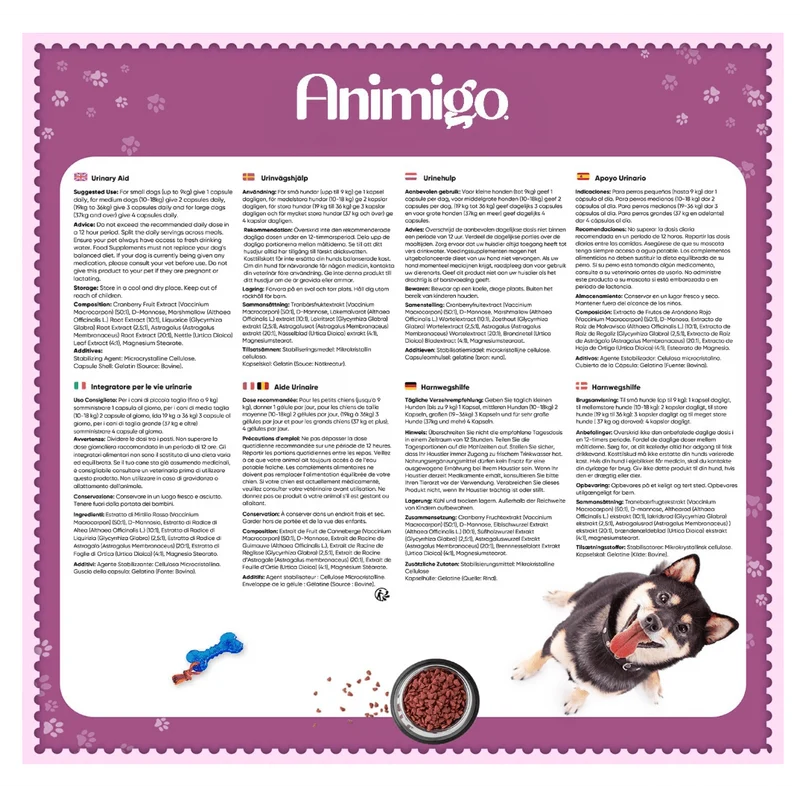 Suplemento para a saúde urinária de cães, 120 comprimidos sabor vitela - ajuda natural para o trato urinário e bexiga com, mirtilo vermelho, fonte de antioxidantes, vitaminas e minerais