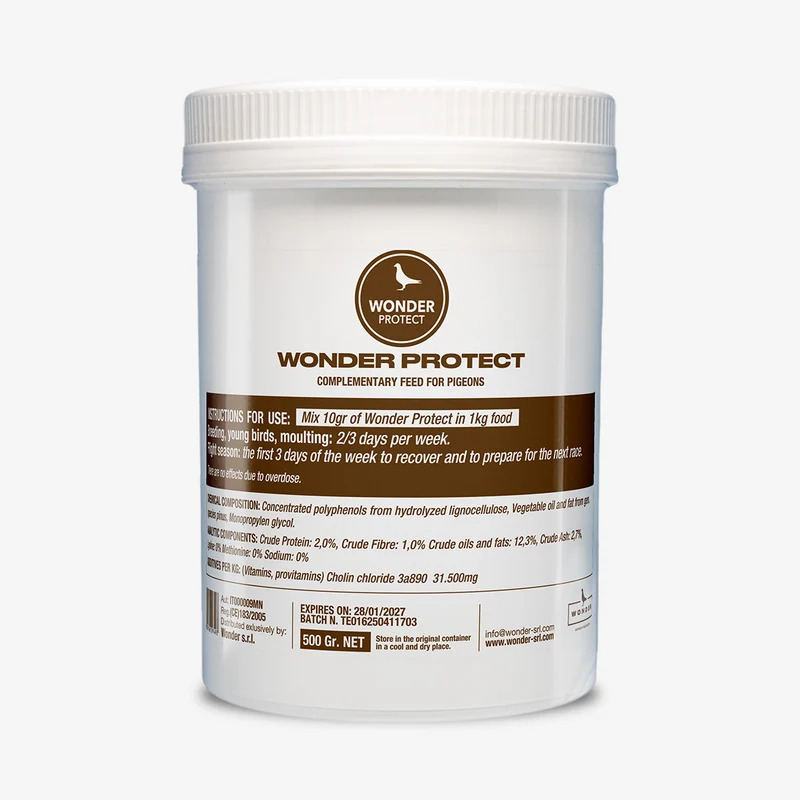 Wonder Pigeon – Wonder Protect 500 g (Antioxidans – Immunsystem – Stoffwechsel) 100 % natürlich