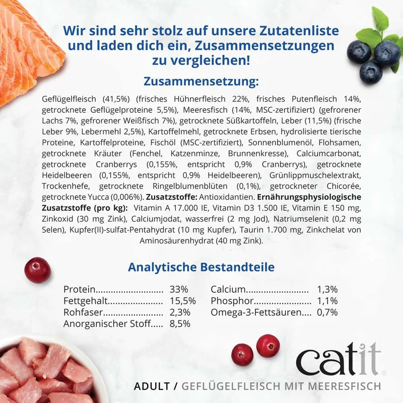Catit Recipes Adult Fisch