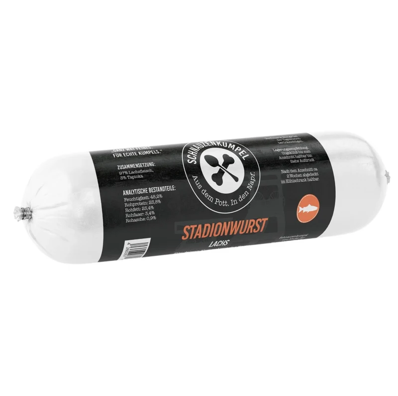 Schnauzenkumpel Stadionwurst Lachs 200g