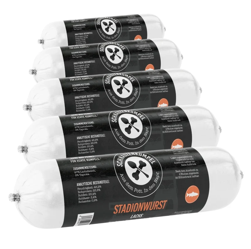 Schnauzenkumpel Stadionwurst Lachs 200g