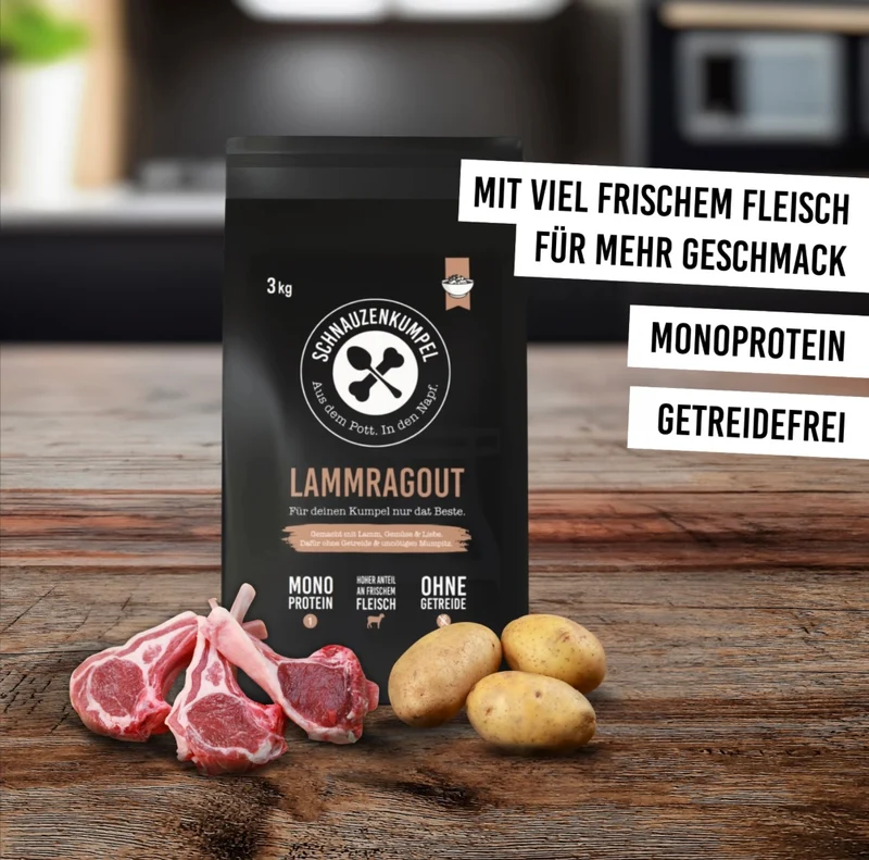 Schnauzenkumpel Lammragout